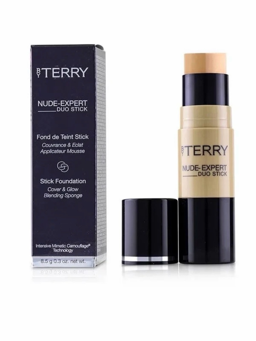 By Terry NUDE-EXPERT DUO STICK #5 PEACH BEIGE 8.5g/0.3oz *NIB*